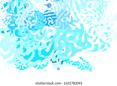 Light Green vector pattern with random forms. Illustration with colorful gradient shapes in abstract style. Background for a cell phone.