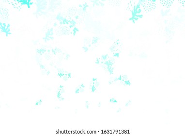 Light Green vector pattern with random forms. Modern abstract illustration with colorful random forms. Background for a cell phone.