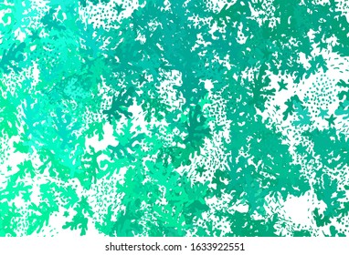 Light Green vector pattern with random forms. Simple colorful illustration with abstract gradient shapes. Best smart design for your business.