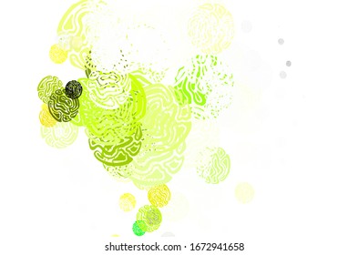 Light Green vector pattern with random forms. Illustration with colorful gradient shapes in abstract style. Best smart design for your business.