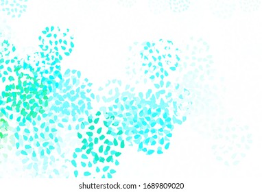 Light Green vector pattern with random forms. Simple colorful illustration with abstract gradient shapes. Simple design for your web site.