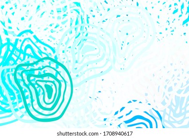 Light Green vector pattern with random forms. Modern abstract illustration with colorful random forms. Background for a cell phone.
