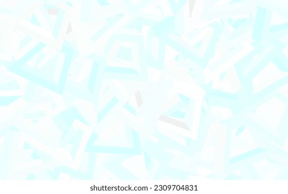 Light Green vector pattern with random forms. Modern abstract illustration with colorful random forms. Elegant design for wallpapers.