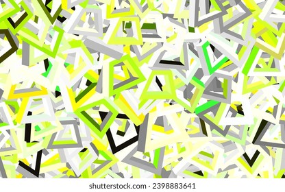 Light Green vector pattern with random forms. Modern abstract illustration with colorful random forms. Simple design for your web site.