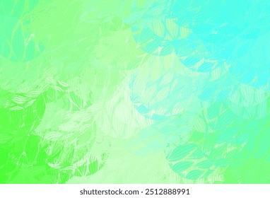Light Green vector pattern with random forms. Decorative design in abstract style with random forms. Simple design for your web site.