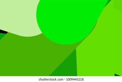 Light Green vector pattern with rounded lines. Blurred decorative design in simple style with lines. Smart design for your business advert.