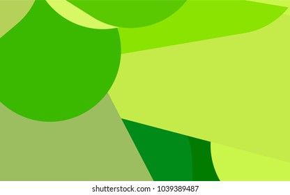 Light Green vector pattern with rounded lines. Capsules on blurred abstract background with gradient. The pattern can be used for websites.