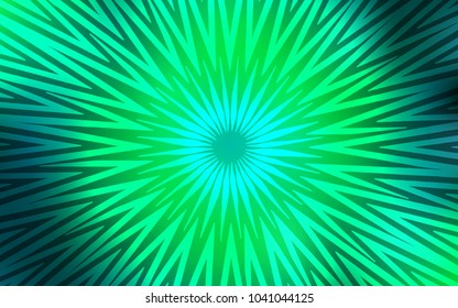 Light Green vector pattern with sharp lines. Glitter abstract illustration with colored sticks. Pattern for ads, posters, banners.
