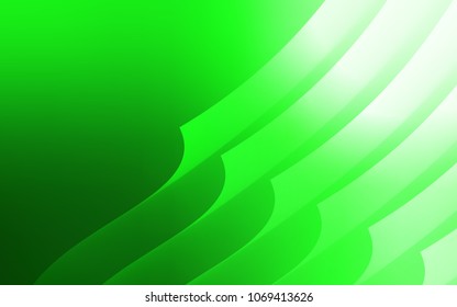 Light Green vector pattern with sharp lines. Modern geometrical abstract illustration with Lines. The pattern for ad, booklets, leaflets.