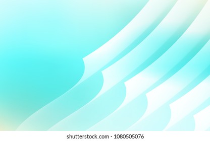 Light Green vector pattern with sharp lines. Lines on blurred abstract background with gradient. The pattern for ad, booklets, leaflets.
