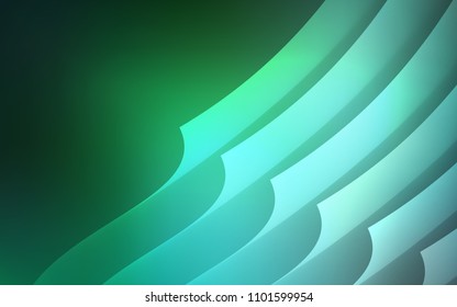 Light Green vector pattern with sharp lines. Modern geometrical abstract illustration with Lines. Smart design for your business advert.