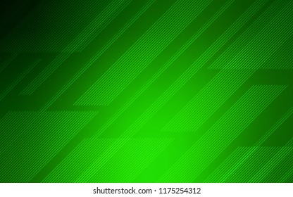 Light Green vector pattern with sharp lines. Shining colored illustration with sharp stripes. Template for your beautiful backgrounds.