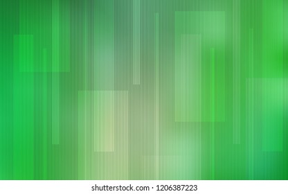Light Green vector pattern with sharp lines. Lines on blurred abstract background with gradient. Smart design for your business advert.