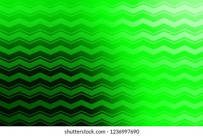 Light Green vector pattern with sharp lines. Shining colored illustration with sharp stripes. Pattern for ad, booklets, leaflets.