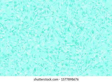 Light Green vector pattern with sharp lines, dots. Modern geometrical abstract illustration with Lines. Smart design for your business advert.