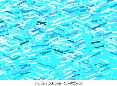 Light Green vector pattern with sharp lines. Modern geometrical abstract illustration with Lines. Template for your beautiful backgrounds.
