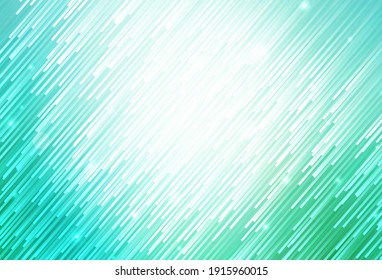 Light Green vector pattern with sharp lines. Lines on blurred abstract background with gradient. Template for your beautiful backgrounds.