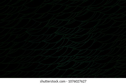 Light Green vector  pattern with spheres. Abstract illustration with colored bubbles in nature style. Beautiful design for your business natural advert.