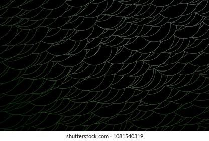 Light Green vector  pattern with spheres. Abstract illustration with colored bubbles in nature style. Beautiful design for your business natural advert.