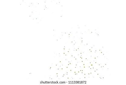 Light Green vector  pattern with spheres. Modern abstract illustration with colorful water drops. The pattern can be used for aqua ad, booklets.