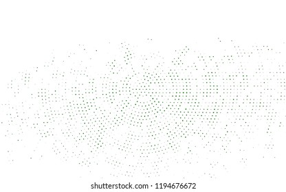 Light Green vector pattern with spheres. Blurred bubbles on abstract background with colorful gradient. Pattern for ads, leaflets.