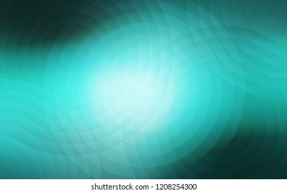 Light Green vector pattern with spheres. Abstract illustration with colored bubbles in nature style. New design for ad, poster, banner of your website.