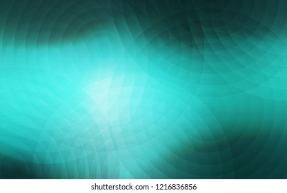 Light Green vector pattern with spheres. Abstract illustration with colored bubbles in nature style. New design for ad, poster, banner of your website.