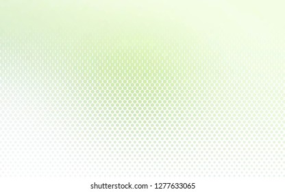 Light Green vector pattern with spheres. Glitter abstract illustration with blurred drops of rain. Pattern for ads, leaflets.