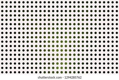 Light Green vector pattern with spheres. Illustration with set of shining colorful abstract circles. Pattern for beautiful websites.
