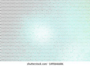 Light Green vector pattern with spheres. Beautiful colored illustration with blurred circles in nature style. Pattern for ads, leaflets.