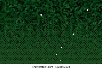 Light Green vector pattern with spheres. Glitter abstract illustration with blurred drops of rain. Pattern for beautiful websites.