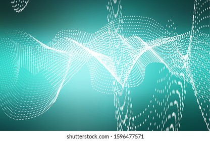 Light Green vector pattern with spheres. Modern abstract illustration with colorful water drops. Beautiful design for your business natural advert.