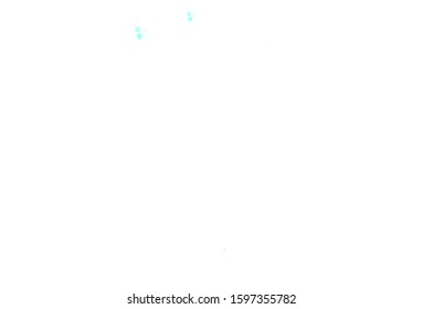 Light Green vector pattern with spheres. Blurred bubbles on abstract background with colorful gradient. New template for your brand book.