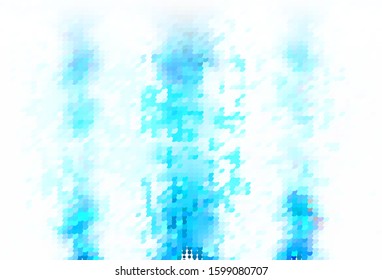 Light Green vector pattern with spheres. Glitter abstract illustration with blurred drops of rain. Design for poster, banner of websites.