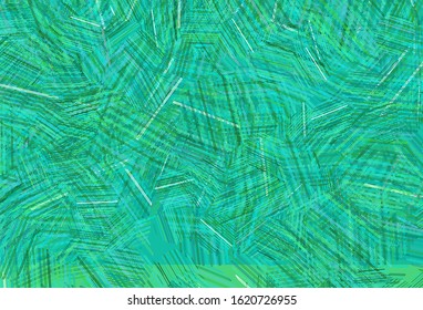 Light Green vector pattern with spheres. Modern abstract illustration with colorful water drops. Pattern for ads, leaflets.