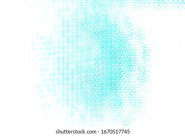 Light Green vector pattern with spheres. Blurred bubbles on abstract background with colorful gradient. Pattern for futuristic ad, booklets.