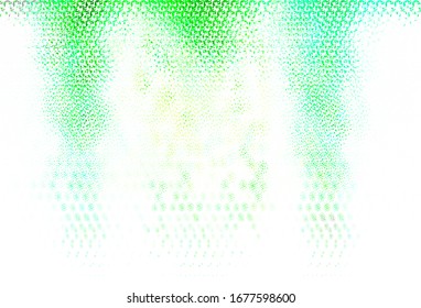 Light Green vector pattern with spheres. Beautiful colored illustration with blurred circles in nature style. Pattern for futuristic ad, booklets.