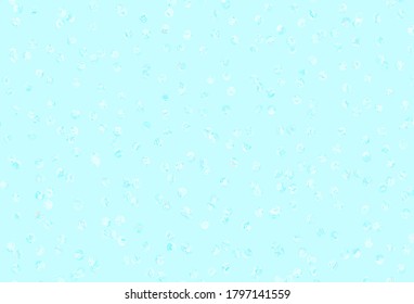 Light Green vector pattern with spheres. Beautiful colored illustration with blurred circles in nature style. Pattern for futuristic ad, booklets.