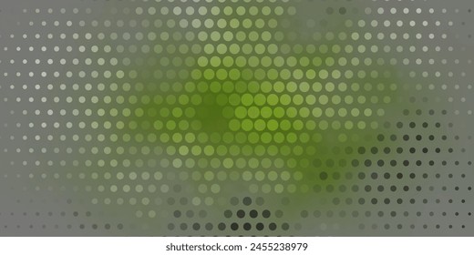 Light Green vector pattern with spheres. Abstract illustration with colorful spots in nature style. Design for your commercials.