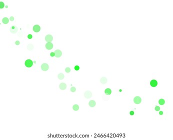 Light Green vector pattern with spheres. Illustration with set of shining colorful abstract circles. Pattern for ads, leaflets.