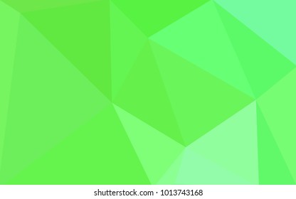 Light Green vector Pattern.  triangular template. Geometric sample. Repeating routine with triangle shapes. New texture for your design. Pattern can be used for background.