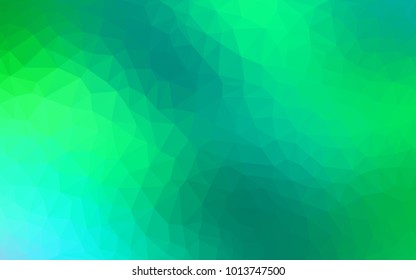 Light Green vector Pattern.  triangular template. Geometric sample. Repeating routine with triangle shapes. New texture for your design. Pattern can be used for background.
