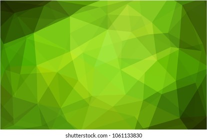 Light Green vector Pattern.  triangular template. Geometric sample. Repeating routine with triangle shapes. New texture for your design. Pattern can be used for background.