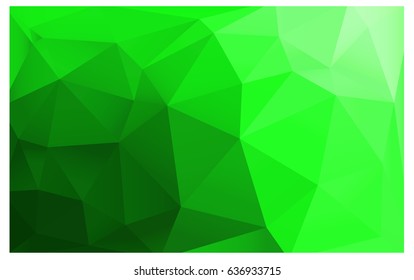 Light Green vector Pattern.  triangular template. Geometric sample. Repeating routine with triangle shapes. New texture for your design. Pattern can be used for background.