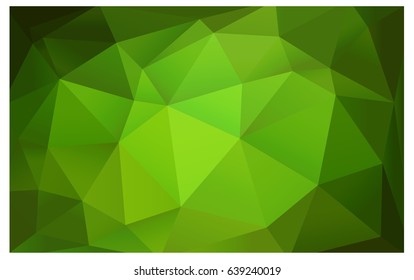 Light Green vector Pattern.  triangular template. Geometric sample. Repeating routine with triangle shapes. New texture for your design. Pattern can be used for background.