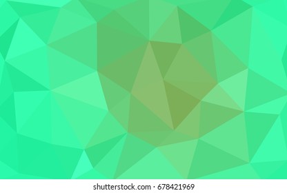 Light Green vector Pattern.  triangular template. Geometric sample. Repeating routine with triangle shapes. New texture for your design. Pattern can be used for background.