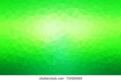 Light Green vector Pattern.  triangular template. Geometric sample. Repeating routine with triangle shapes. New texture for your design. Pattern can be used for background.