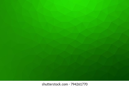 Light Green vector Pattern.  triangular template. Geometric sample. Repeating routine with triangle shapes. New texture for your design. Pattern can be used for background.