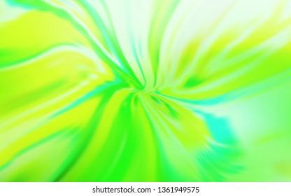 Light Green vector pattern with wry lines. Shining colorful illustration in simple style. A completely new template for your design.
