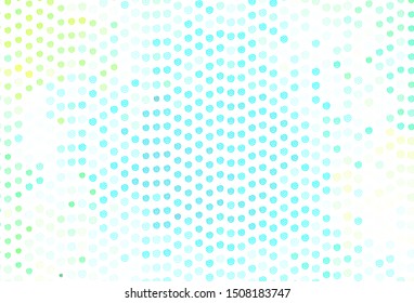 Light Green vector pattern with wry lines. Glitter abstract illustration with wry lines. Template for cell phone screens.
